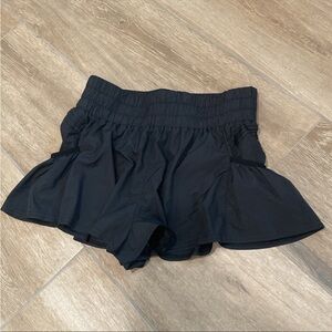 Black Get Your Flirt On Shorts